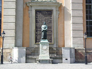 Image showing Olaus Petri statue
