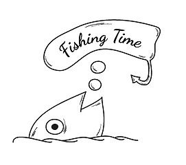 Image showing fish and fishing time