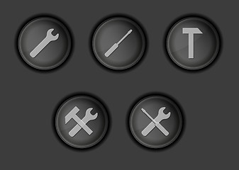 Image showing buttons with tools