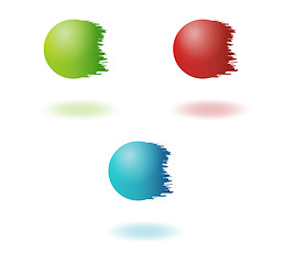 Image showing jagged balls