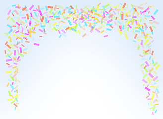 Image showing falling confetti