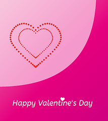 Image showing happy valentine\'s day card
