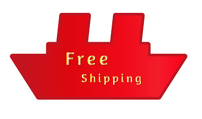 Image showing free shipping