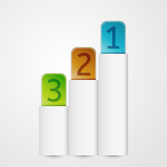 Image showing vertical banners with numbers