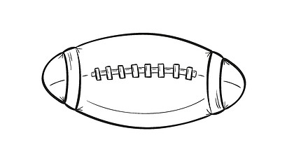 Image showing rugby ball