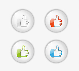 Image showing thumb button