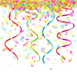 Image showing falling confetti