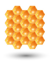 Image showing honeycomb