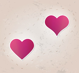 Image showing two hearts