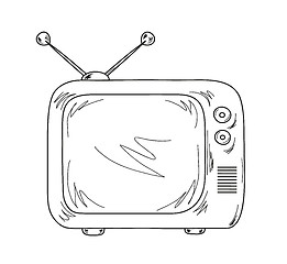 Image showing sketch, television