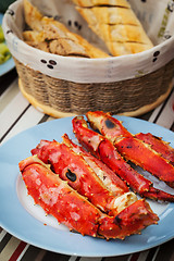 Image showing Grilled crab