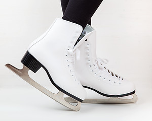 Image showing Detail of ice skates