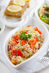 Image showing Couscous salad