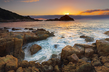 Image showing Sunrise Mimosa Rocks National Park