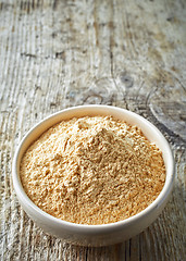 Image showing bowl of maca powder