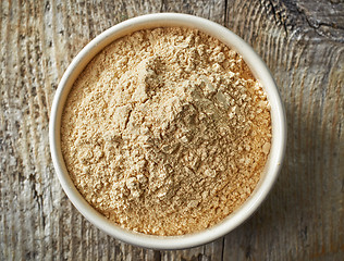 Image showing bowl of maca powder