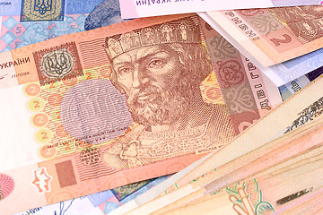 Image showing european money, ukrainian money