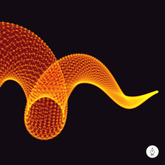 Image showing Spiral. 3d vector illustration. 