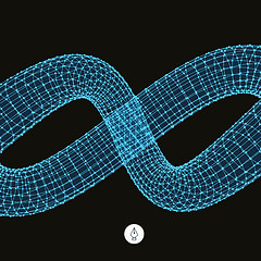 Image showing Spiral. 3d vector illustration. 