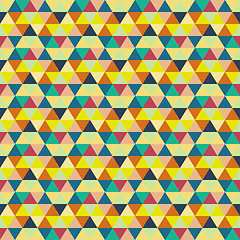 Image showing Seamless geometric background. Mosaic. Abstract vector Illustrat