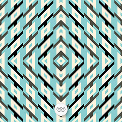Image showing Seamless geometric background. Mosaic. Abstract vector Illustrat