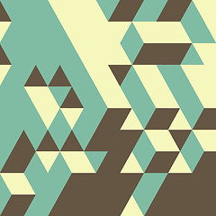 Image showing Abstract geometrical 3d background. Can be used for wallpaper, w