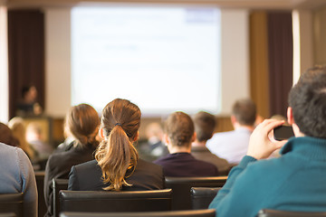 Image showing Audience in the lecture hall.