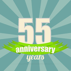 Image showing Anniversary emblem.