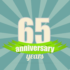 Image showing Anniversary emblem.