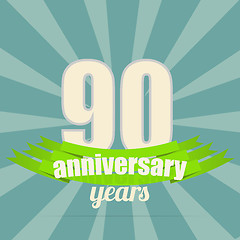 Image showing Anniversary emblem.