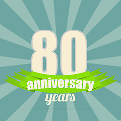 Image showing Anniversary emblem.