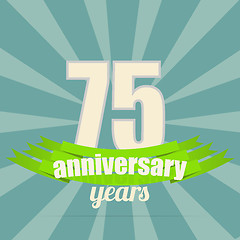 Image showing Anniversary emblem.