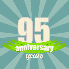 Image showing Anniversary emblem.