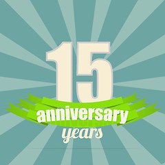 Image showing Anniversary emblem.