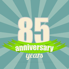 Image showing Anniversary emblem.