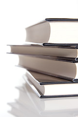 Image showing Stack of hardcover books