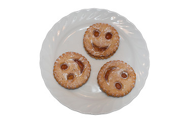 Image showing Cookies on a plate