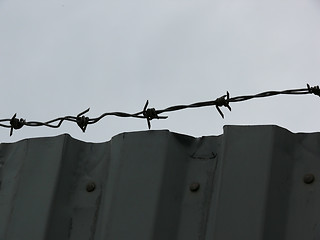 Image showing Barbed Wire