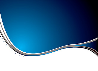 Image showing cool blue abstract