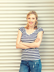 Image showing happy and smiling teenage girl