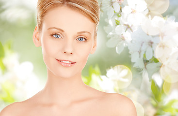 Image showing beautiful young woman face