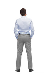 Image showing businessman from back