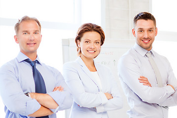 Image showing friendly business team in office