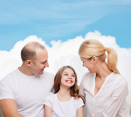 Image showing happy family at home