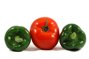 Image showing Papricas and tomato