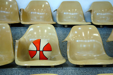 Image showing Chairs with basketball