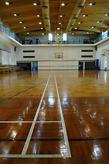 Image showing Basketball court