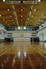 Image showing Basketball court