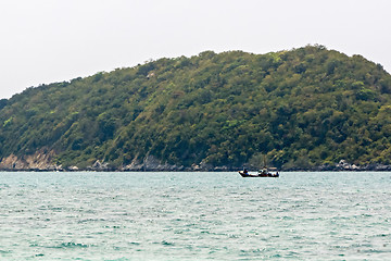 Image showing Fishing boat in Asian part of ocean