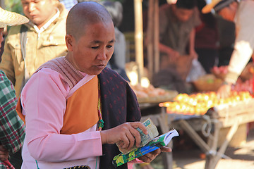 Image showing Buddhist Nun